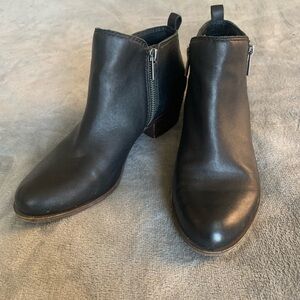 Lucky Brand Black Ankle Booties
